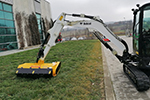 Log Grapples and Hydraulic Rotators, Flail Mowers and Mulchers for Excavators